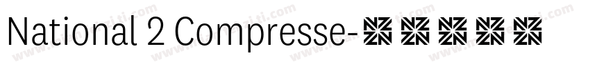 National 2 Compresse字体转换